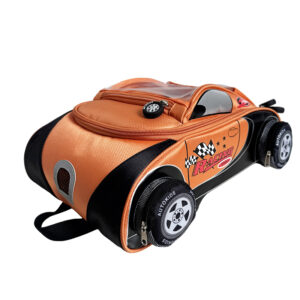 Boys Cartoon Polyester Zipper 3D Car Design Backpack