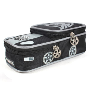 Double layered pencil case for children's car