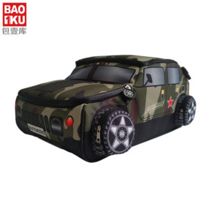 Camouflage car school backpack